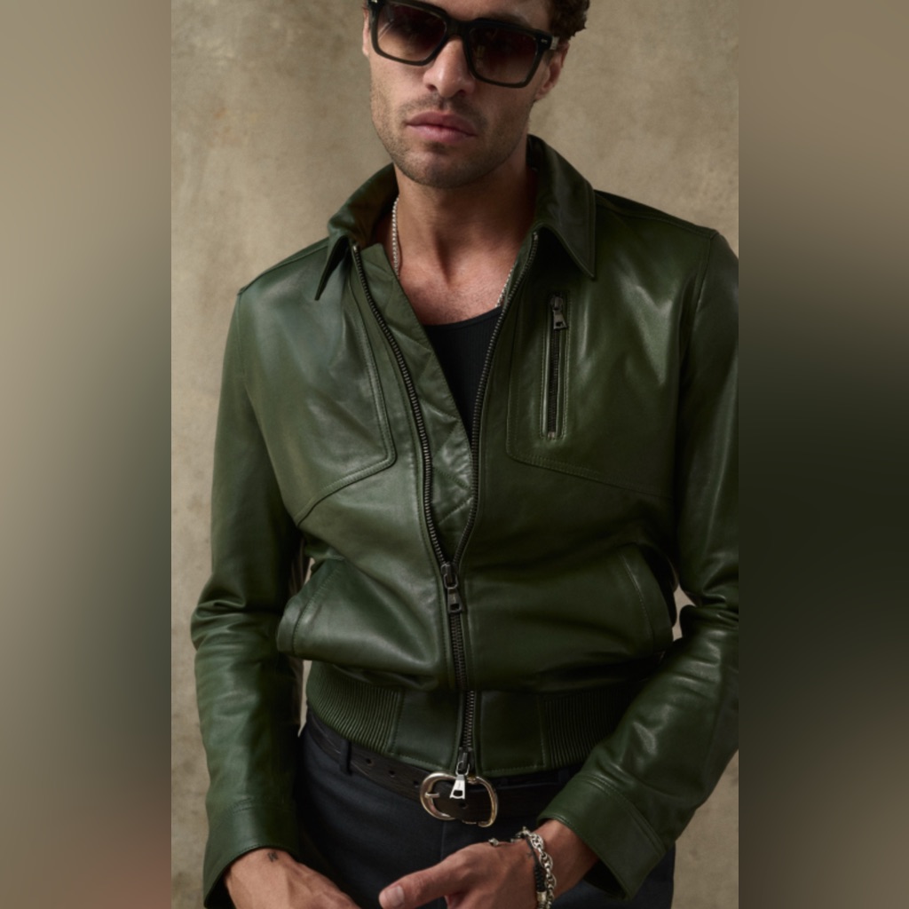 John Varvatos Kai Aviator Jacket Size Eu 48 Usa 38 Brand New With Tags.
